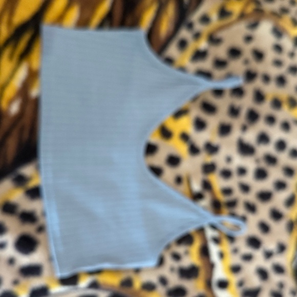 SHEIN Light Blue-Grey Bandeau - Picture 1 of 3